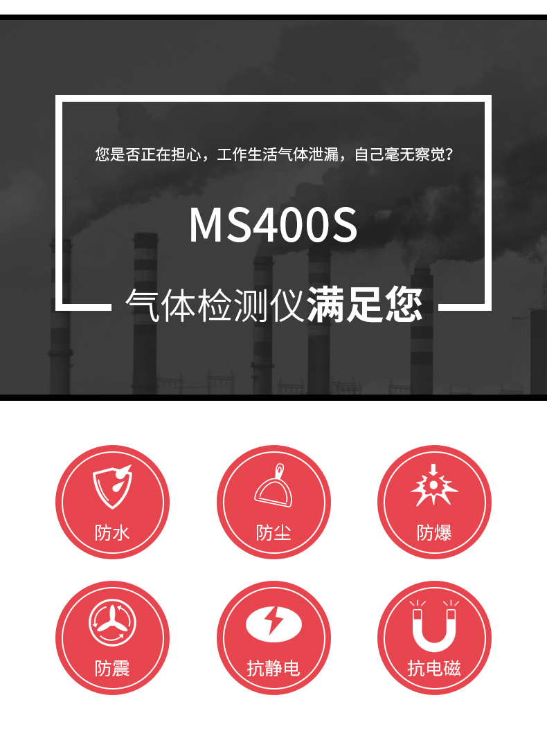 MS400便攜式復(fù)合型氣體檢測(cè)儀